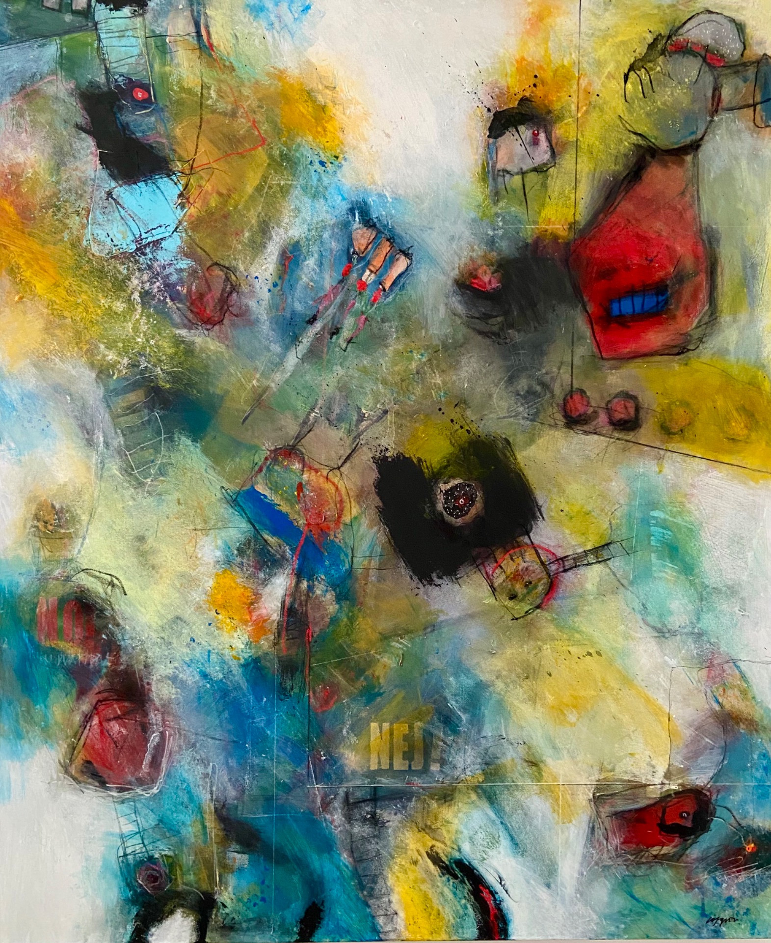 Klicka på målningen här ovan så ser du presentationen  av den nya Porsche Macan!